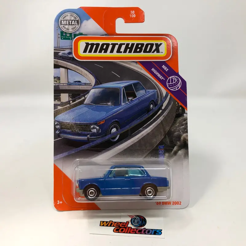 '69 Bmw 2002 #50 * Blue * 2020 Matchbox 1