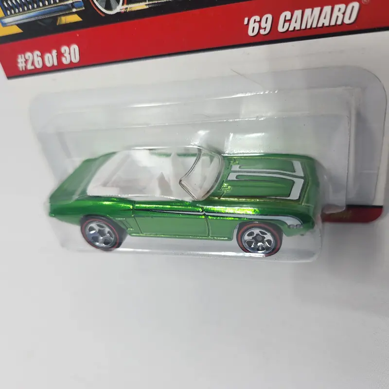 '69 Camaro 26 * Green * Hot Wheels Classics 2
