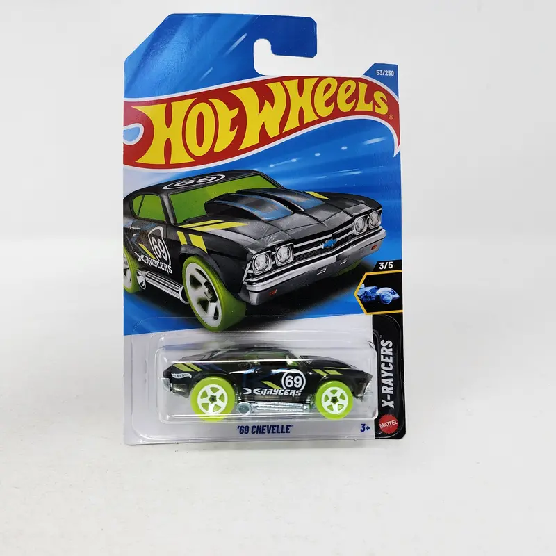 '69 Chevelle #53 * Black * 2026 Hot Wheels Case C  W/ Glow In The Dark Wheels 1