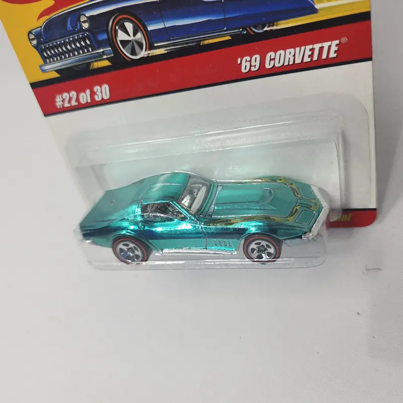 '69 Corvette #22 * Green * Hot Wheels Classics 2