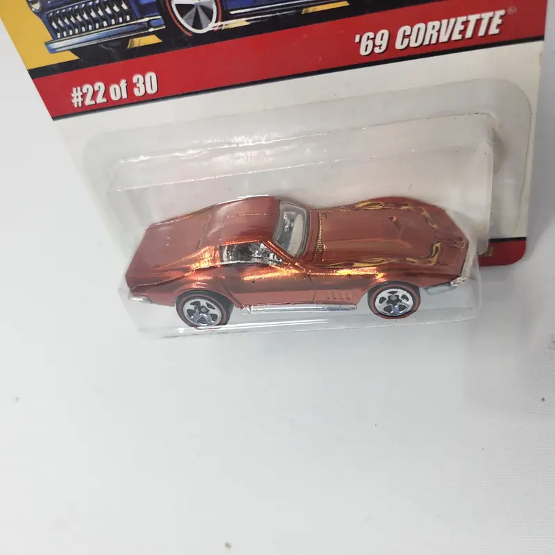 '69 Corvette #22 * Orange * Hot Wheels Classics 2