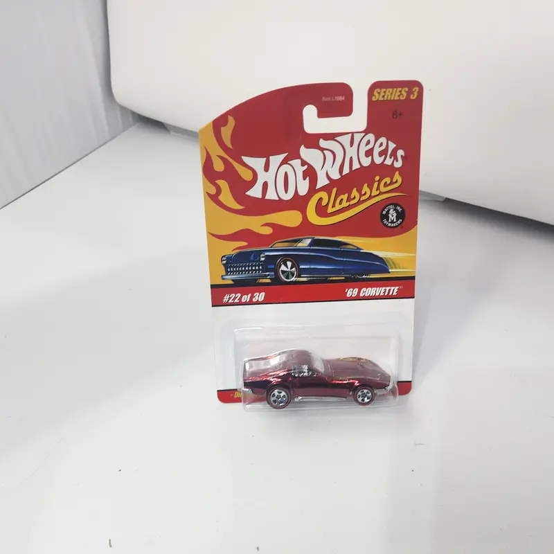 '69 Corvette #22 * Red * Hot Wheels Classics 1