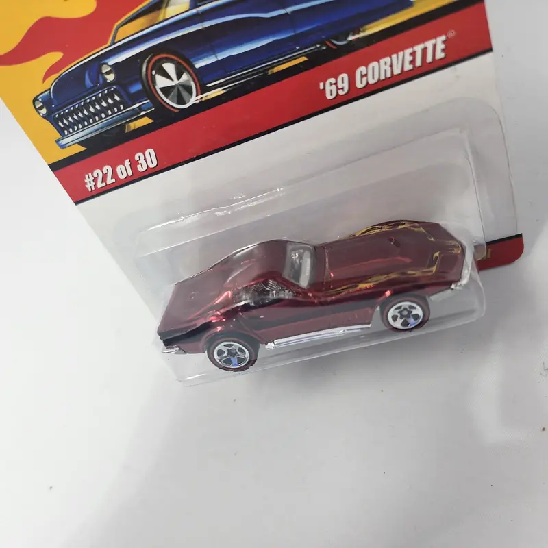 '69 Corvette #22 * Red * Hot Wheels Classics 2