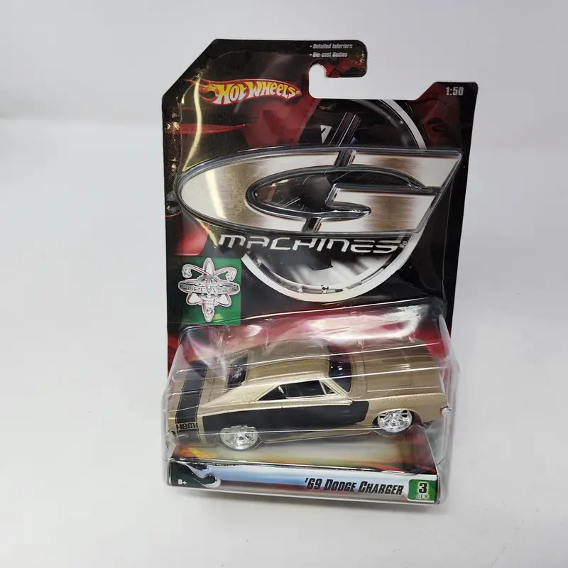'69 Dodge Challenger * Gold/Black * Hot Wheels G Machines * 1:50 Scale 1