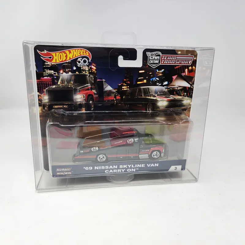'69 Nissan Skyline Van & Carry On * Hot Wheels Team Transport Car Culture 1