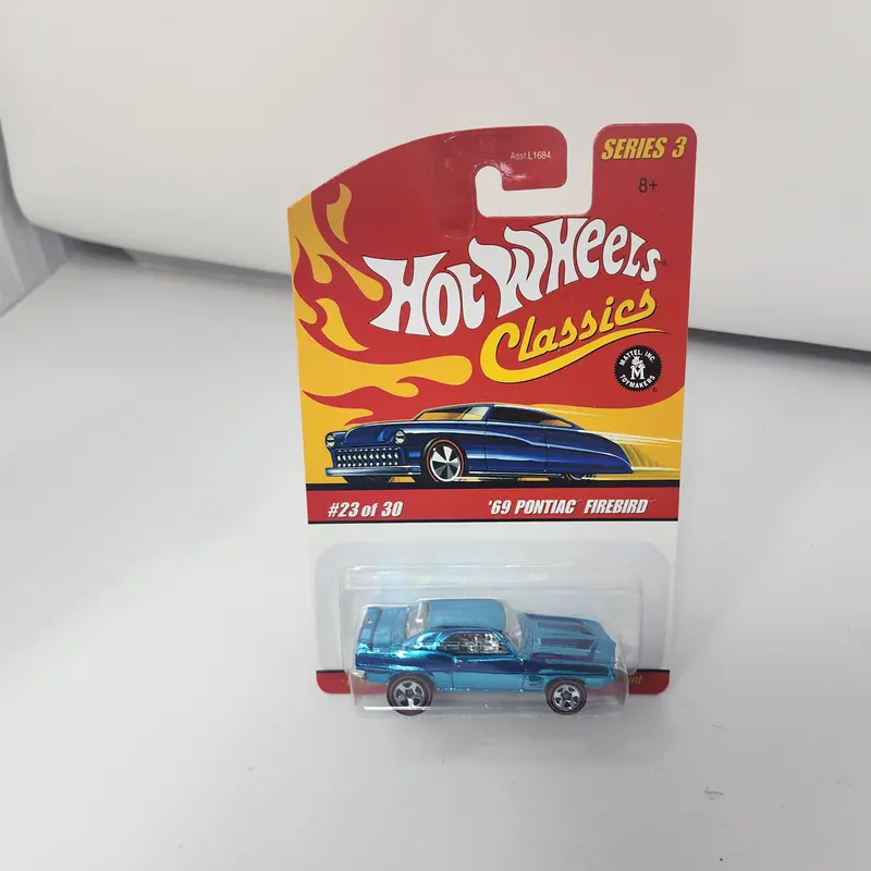 '69 Pontiac Firebird #23 * Blue * Hot Wheels Classics 1