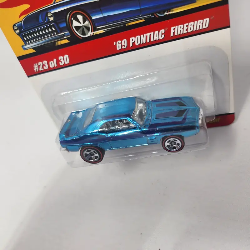 '69 Pontiac Firebird #23 * Blue * Hot Wheels Classics 2