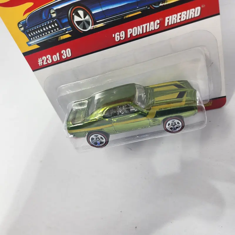 '69 Pontiac Firebird #23 * Green * Hot Wheels Classics 2