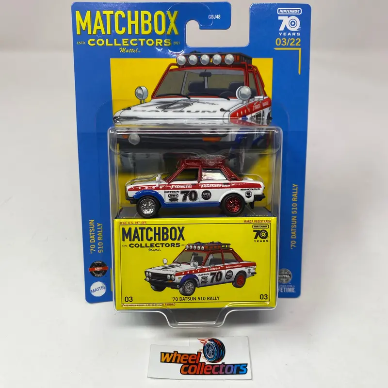 '70 Datsun 510 Rally * 2023 Matchbox Collectors Series Case R 1