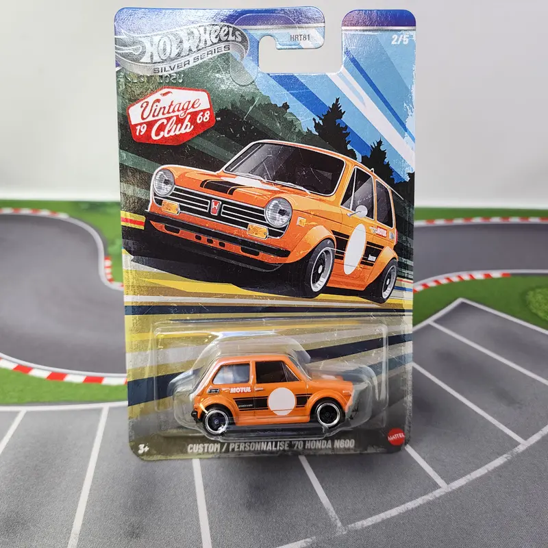 '70 Honda N600 #2 Vintage Club * 2026 Hot Wheels Silver Series Case J 1