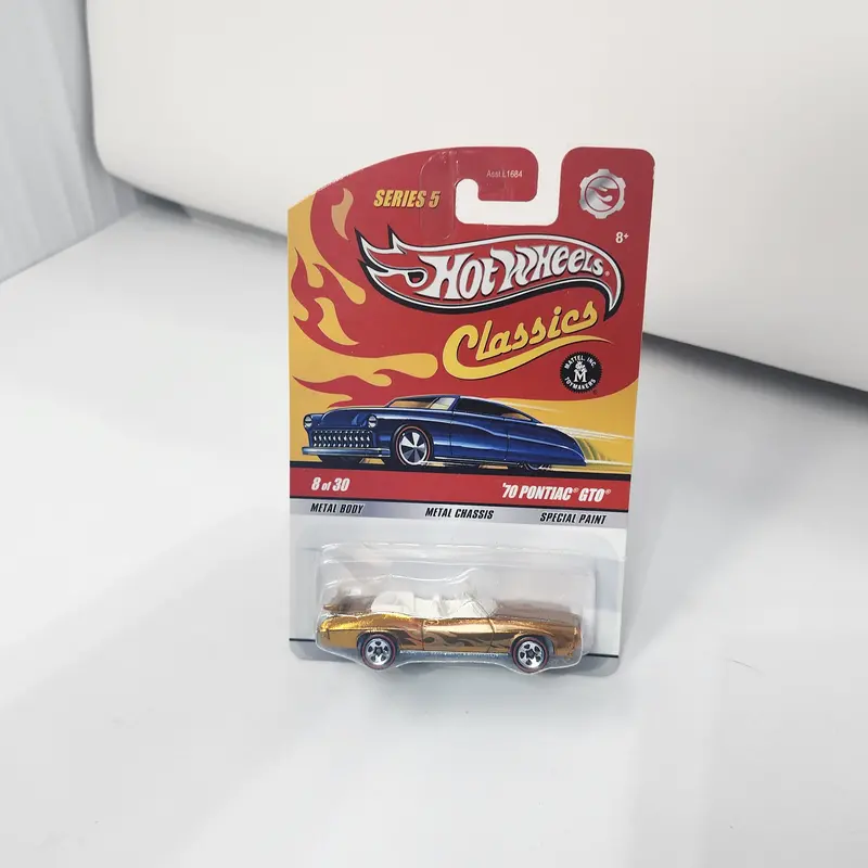 '70 Pontiac Gto 8 * Gold * Hot Wheels Classics 1