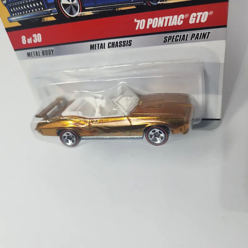 '70 Pontiac Gto 8 * Gold * Hot Wheels Classics 2
