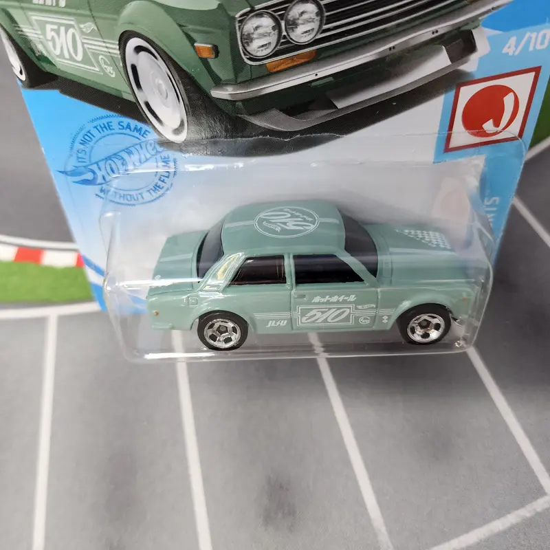 '71 Datsun 510 #162 * Green * 2021 Hot Wheels 2