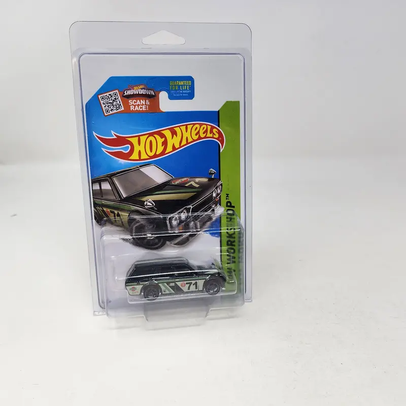 '71 Datsun Bluebird 510 Wagon #202 * Black Kmart * Hot Wheels 2015 1