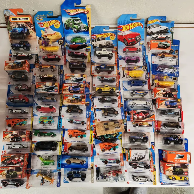 72 Car Mixed Case * Hot Wheels & Matchbox * Mixed Basic Series Case 1