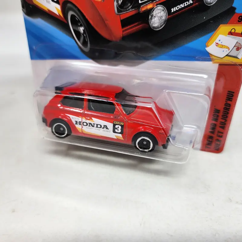 '73 Honda Civic Custom #231 * Red * 2025 Hot Wheels New! N Case 2