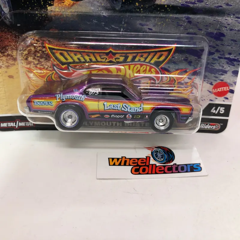 '73 Plymouth Duster #4 * 2022 Hot Wheels Car Culture Drag Strip Case R 2