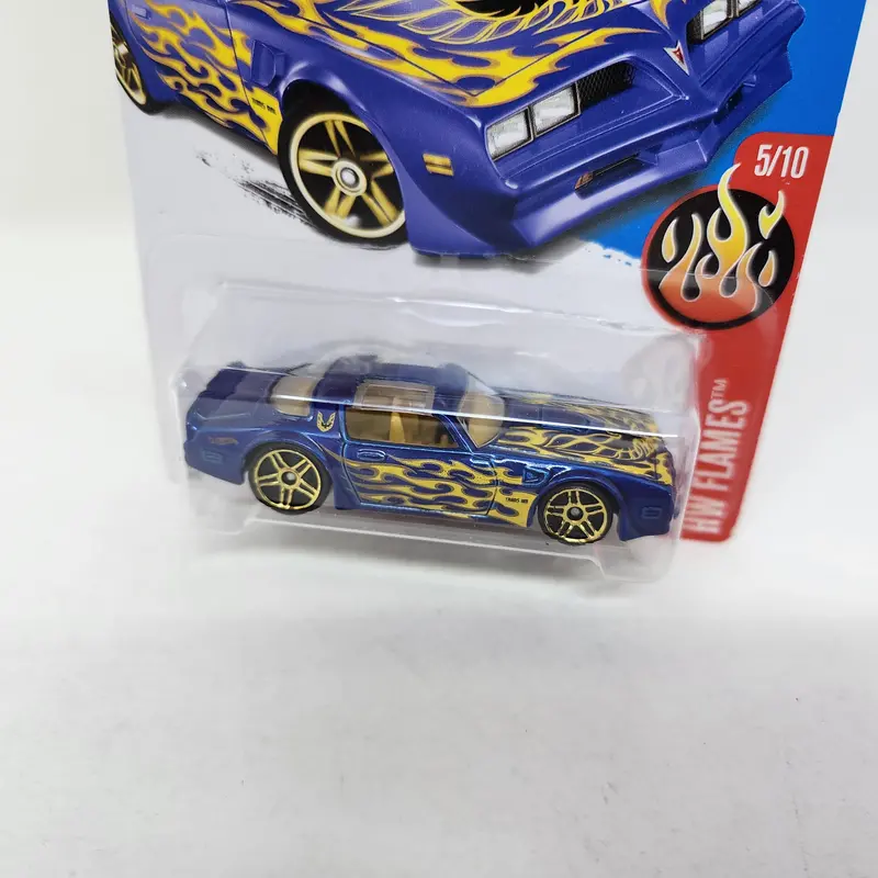 '77 Pontiac Firebird #13 * Blue * 2017 Hot Wheels 2