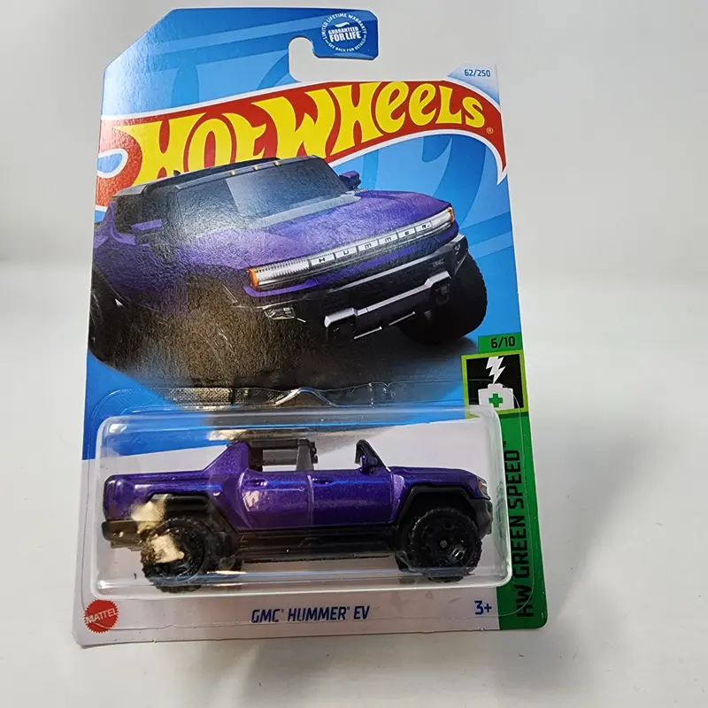 '7Gmc Hummer Ev #62 * Purple * 2024 Hot Wheels 1