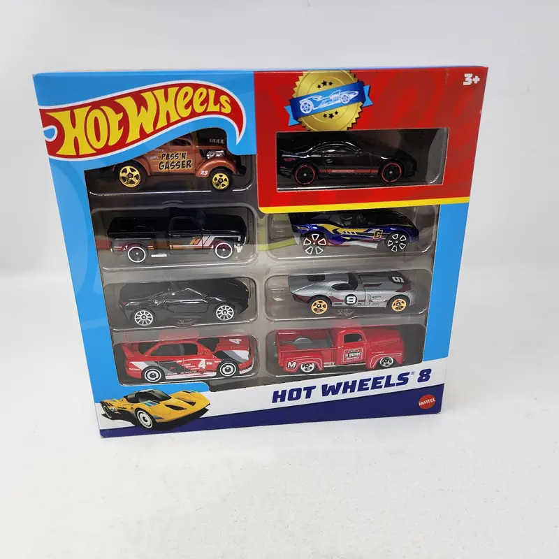 8 Pack * Hot Wheels W/ Exclusive Black 300Zx 1