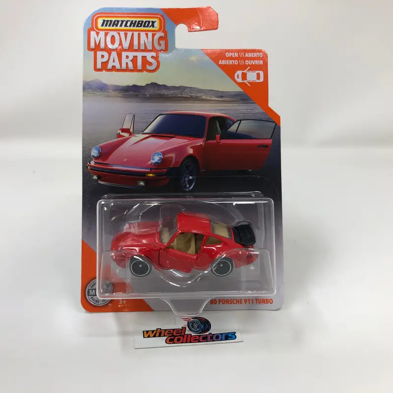 '80 Porsche 911 Turbo * Red * Matchbox Moving Parts 1