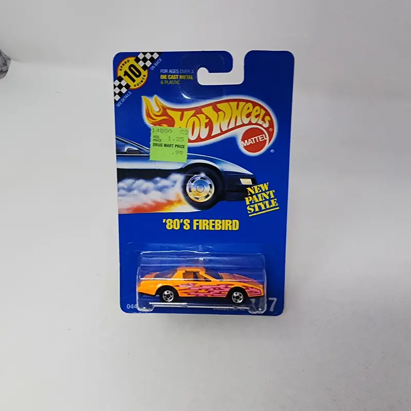 80'S Firebird #167 Speed Points * Orange * Hot Wheels Blue Card 1