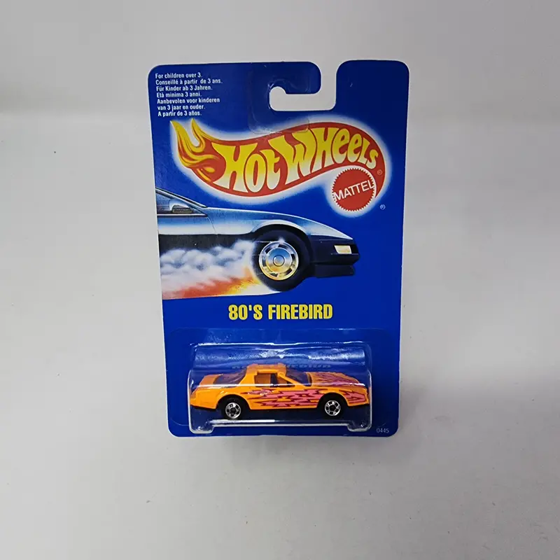 80'S Firebird * Orange * Hot Wheels Blue Card 1