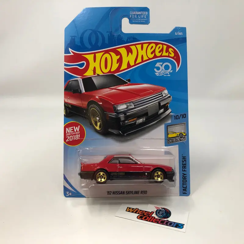 '82 Nissan Skyline R30 #6 * Red * 2018 Hot Wheels 1