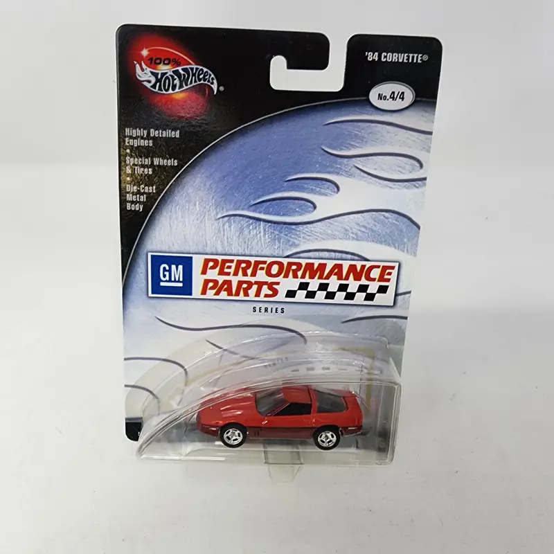 '84 Corvette * Red * Hot Wheels 100% Gm Parts 1