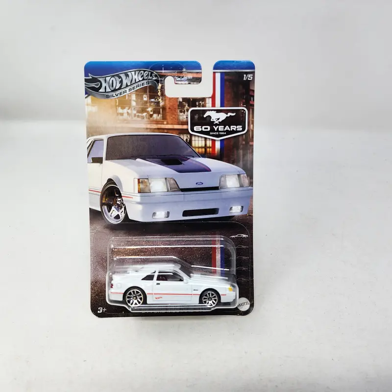 '84 Ford Mustang Svo * White * Hot Wheels 60 Years Ford Mustang 1