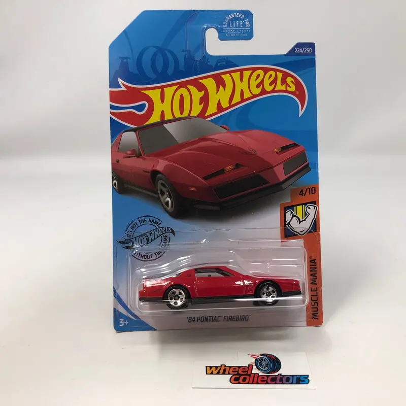 '84 Pontiac Firebird #224 * Red * 2020 Hot Wheels 1