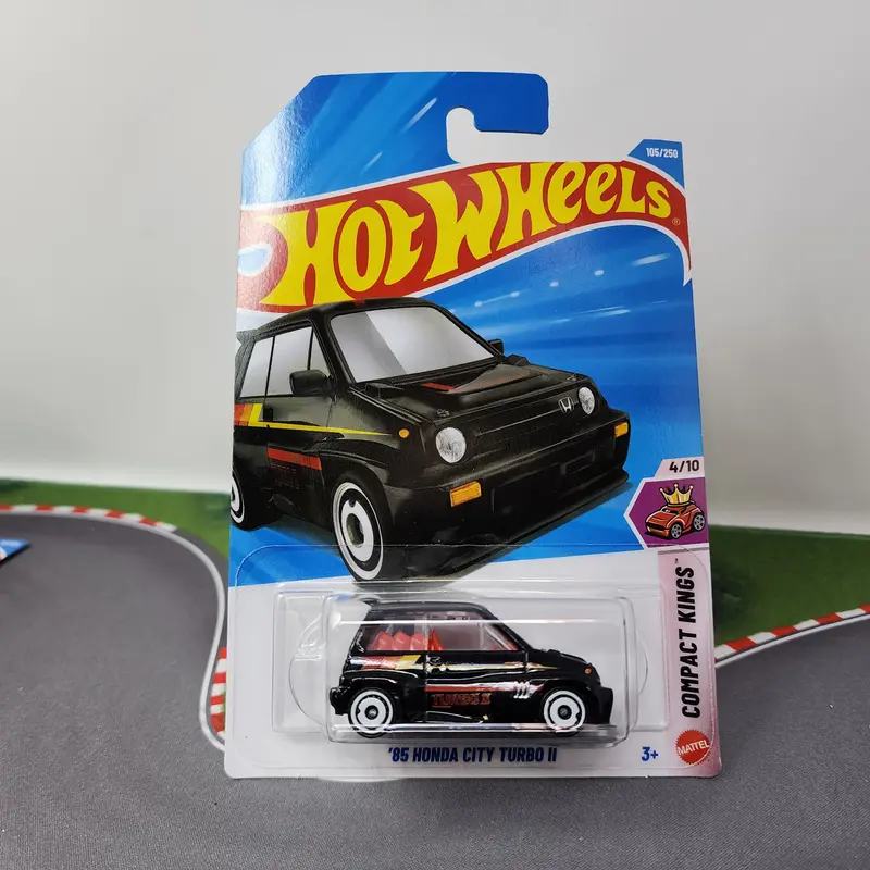 '85 Honda City Turbo Ii #105 * Black * 2026 Hot Wheels Case E 1