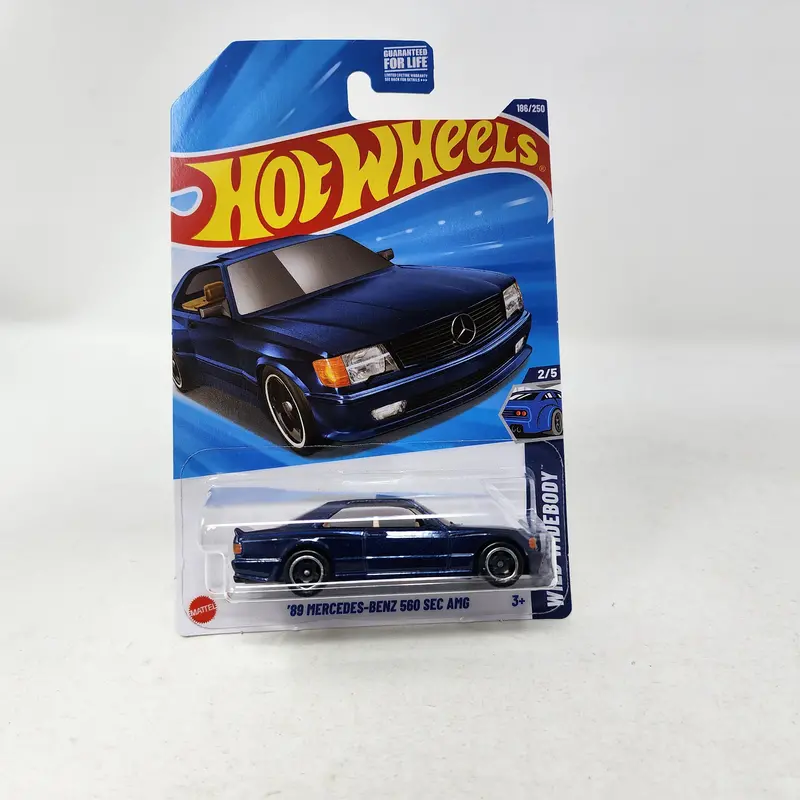 '89 Mercedes-Benz 560 Sec Amg #186 * Dark Blue * 2025 Hot Wheels  New! Case Q 1
