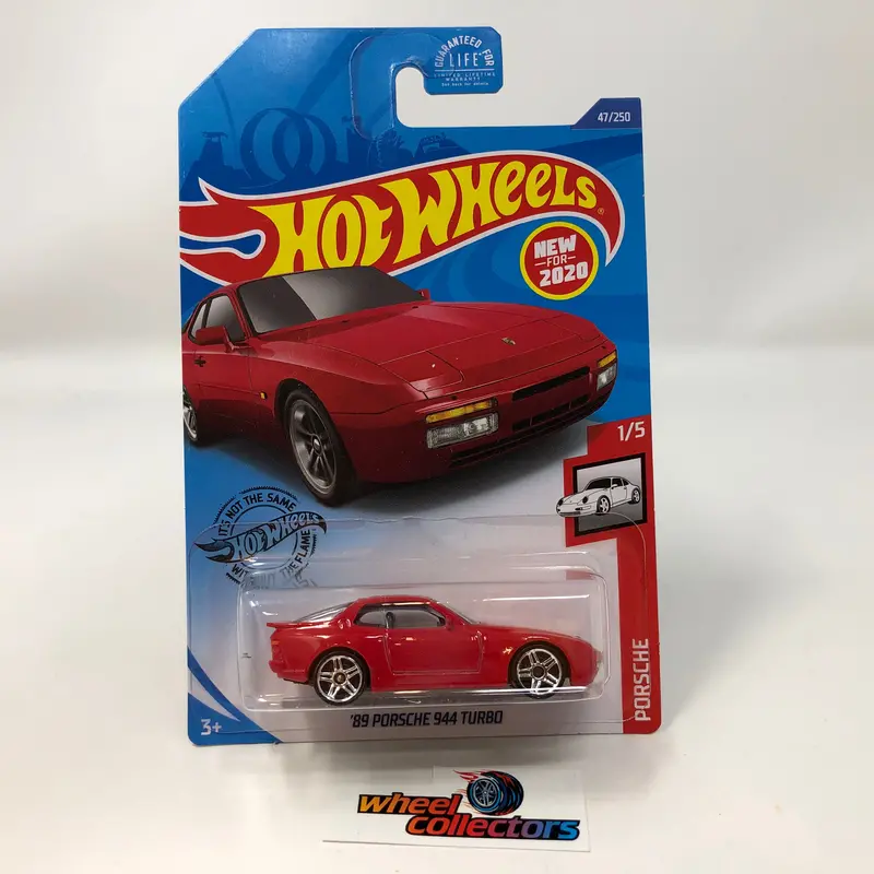 '89 Porsche 944 Turbo #47 * Red * 2020 Hot Wheels 1