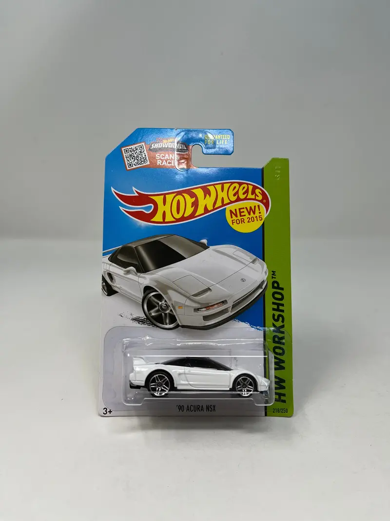 '90 Acura Nsx #218 * White * 2015 Hot Wheels 1
