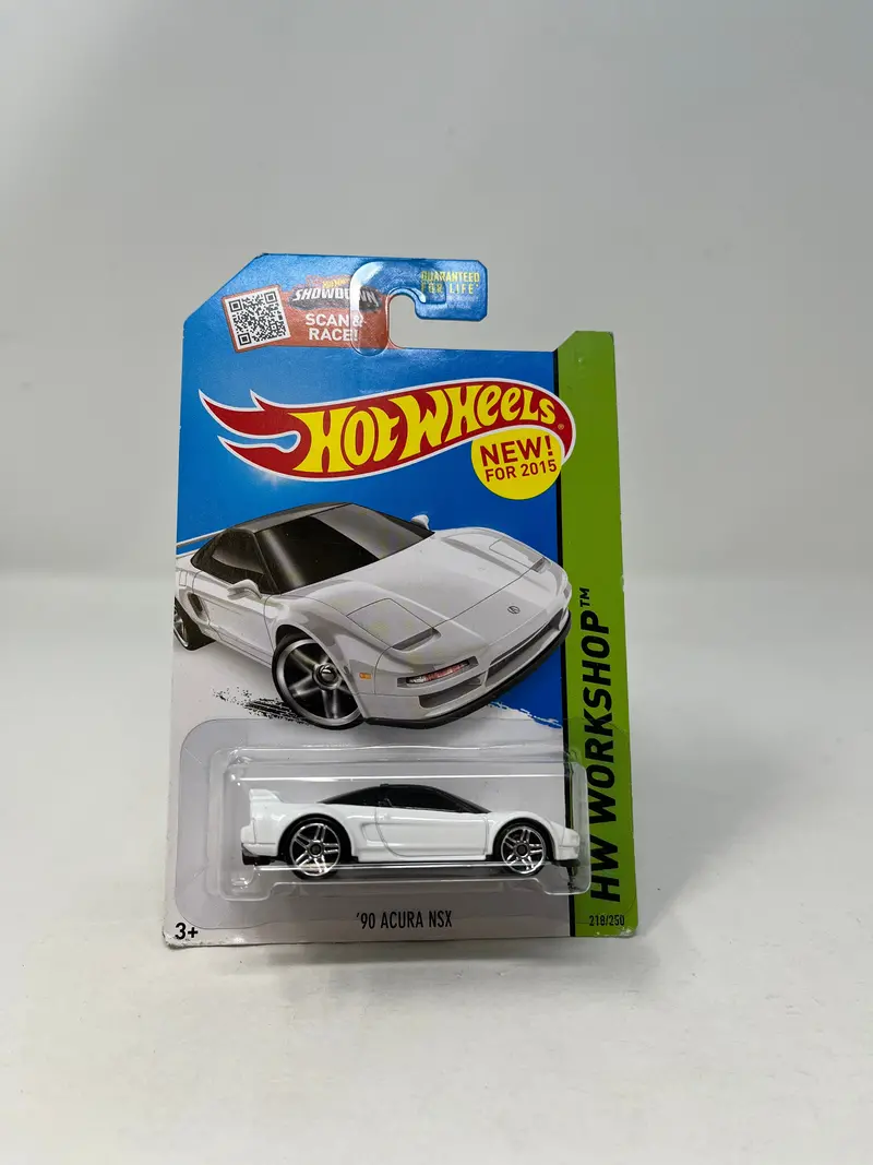 '90 Acura Nsx #218 * White * 2015 Hot Wheels 1