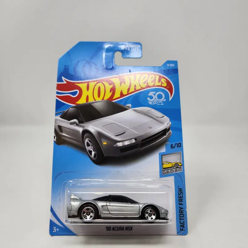 '90 Acura Nsx #4 * Silver * 2018 Hot Wheels 1