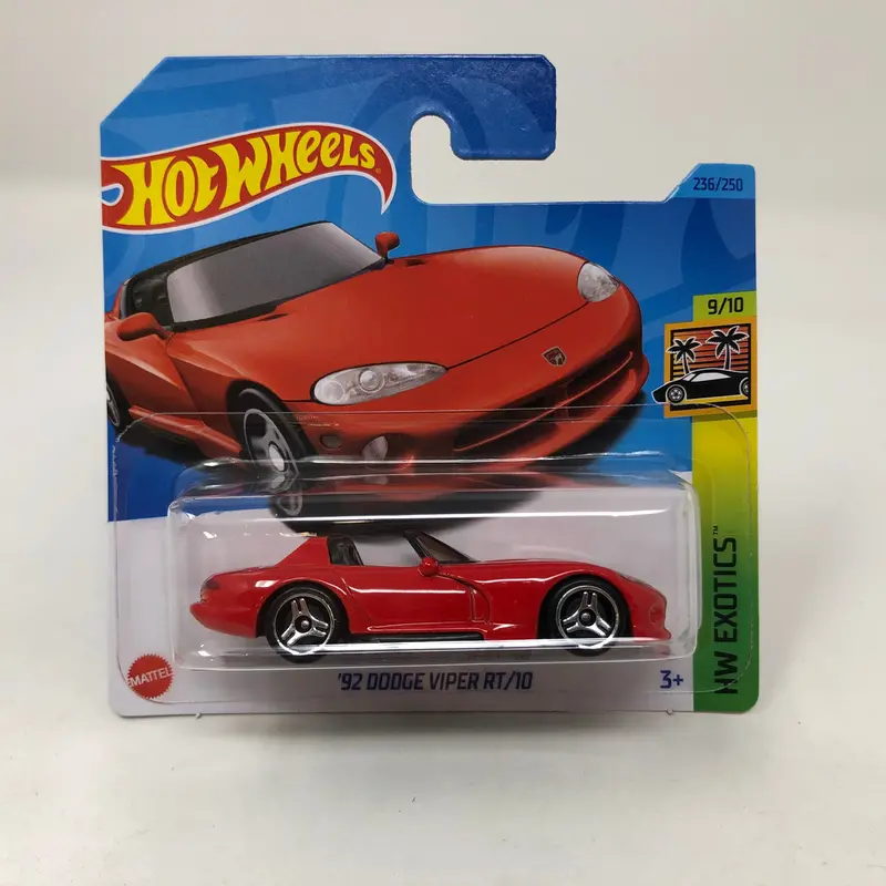 '92 Dodge Viper Rt/10 #236 * Red * 2023 Hot Wheels Short Card Case P 1
