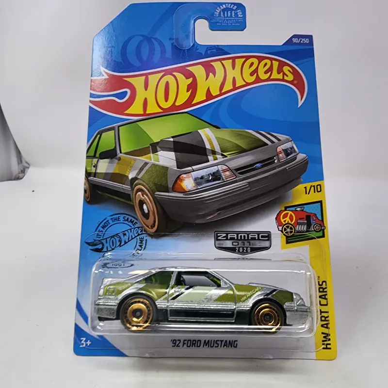 '92 Ford Mustang #90 * Zamac * 2020 Hot Wheels Basic 1