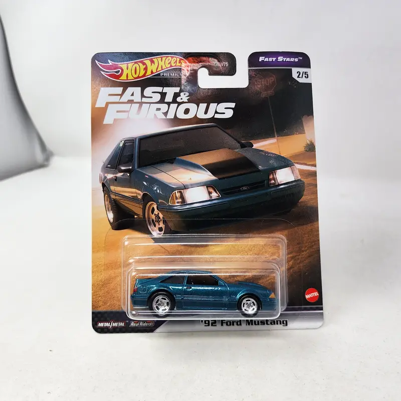 '92 Ford Mustang * Hot Wheels Premium Fast & Furious Fast Stars 1