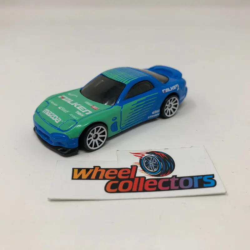 '95 Mazda Rx-7 * Blue * Hot Wheels Loose 1:64 Scale 1