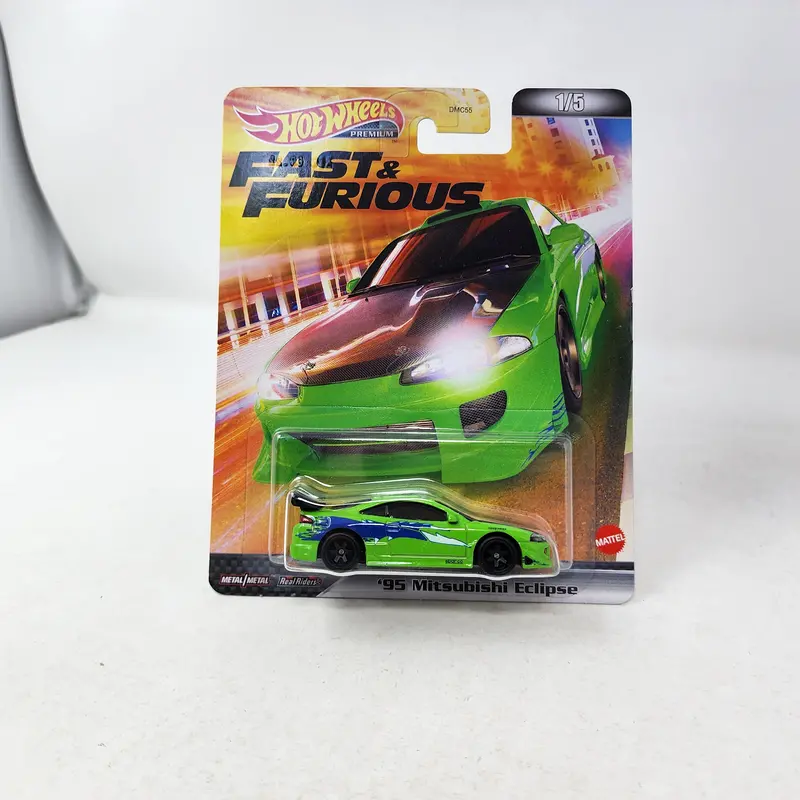 '95 Mitsubishi Eclipse * Green * Hot Wheels Fast & Furious 1
