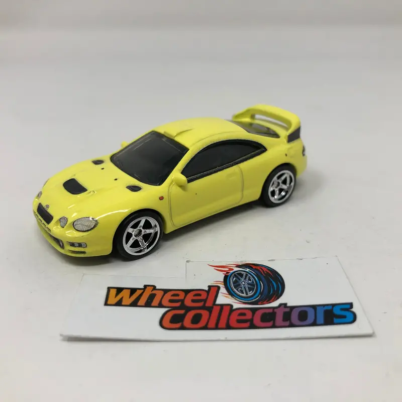 '95 Toyota Celica Gt-Four * Yellow * Real Riders Hot Wheels 1:64 Scale Diecast Loose 1