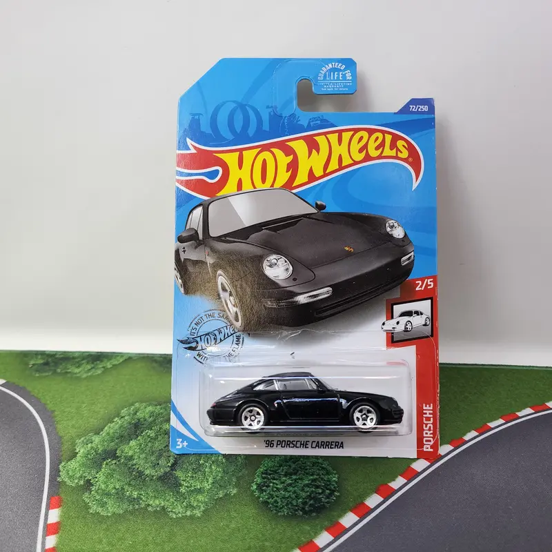 '96 Porsche Carrera #72 * Black * Hot Wheels 2020 1