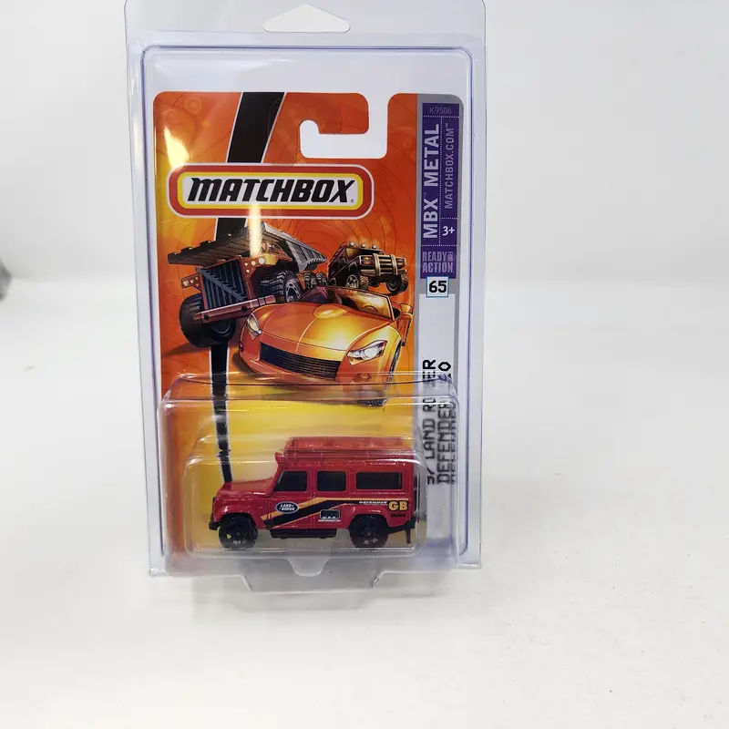 '97 Land Rover Defender 110 #65 * Red * Matchbox Basic Series 1