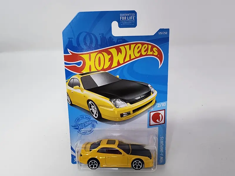 '98 Honda Prelude #125 * Yellow * 2021 Hot Wheels 1