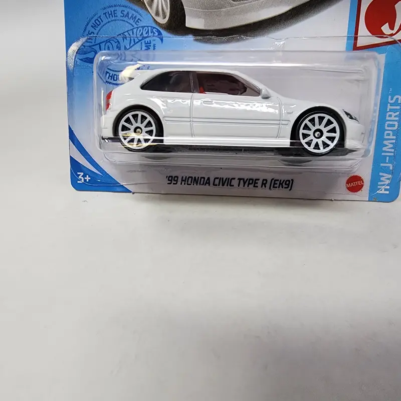 '99 Honda Civic Type R Ek9 #214 * White * Hot Wheels 2021 2