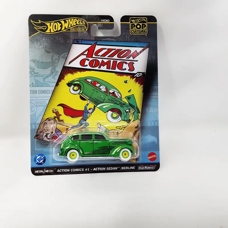 Action Comics - Action Sedan Superman Dc * 2025 Hot Wheels Pop Culture Case L 1