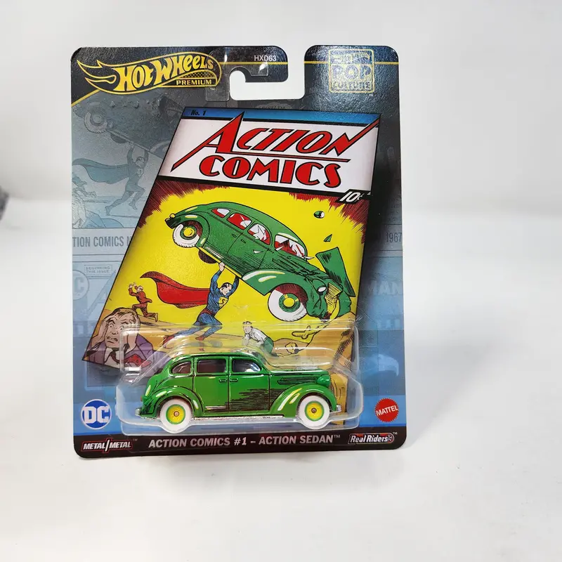 Action Sedan Superman Action Comics * 2024 Hot Wheels Pop Culture Case F 1
