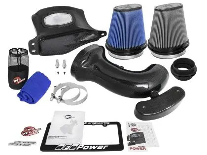 Afe Momentum Black Series Carbon Fiber Intake System P5r 14-17 Chevy Corvette 6.2L (C7) 1
